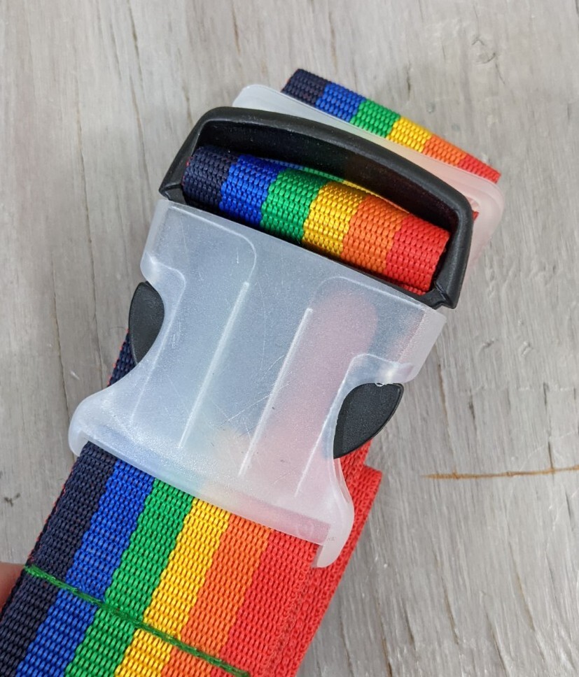 Rainbow Luggage Strap - Pride Roller Bag Strap Belt