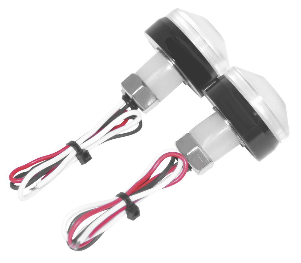 Letric Lighting Surface Indicator Lights Black/White/Amber LLC-BSM-TS