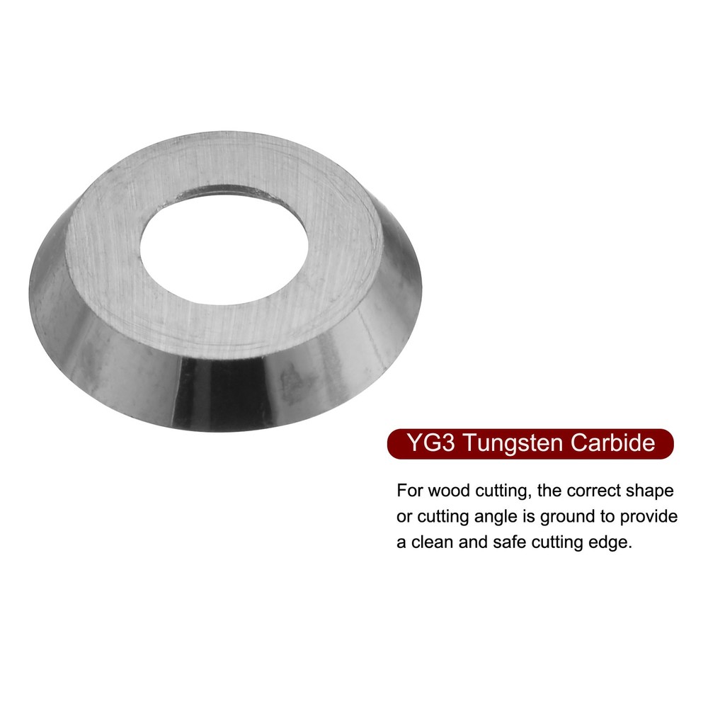 3pcs 15mm Round Carbide Replacement Insert Cutter Replacement Cutter Insert