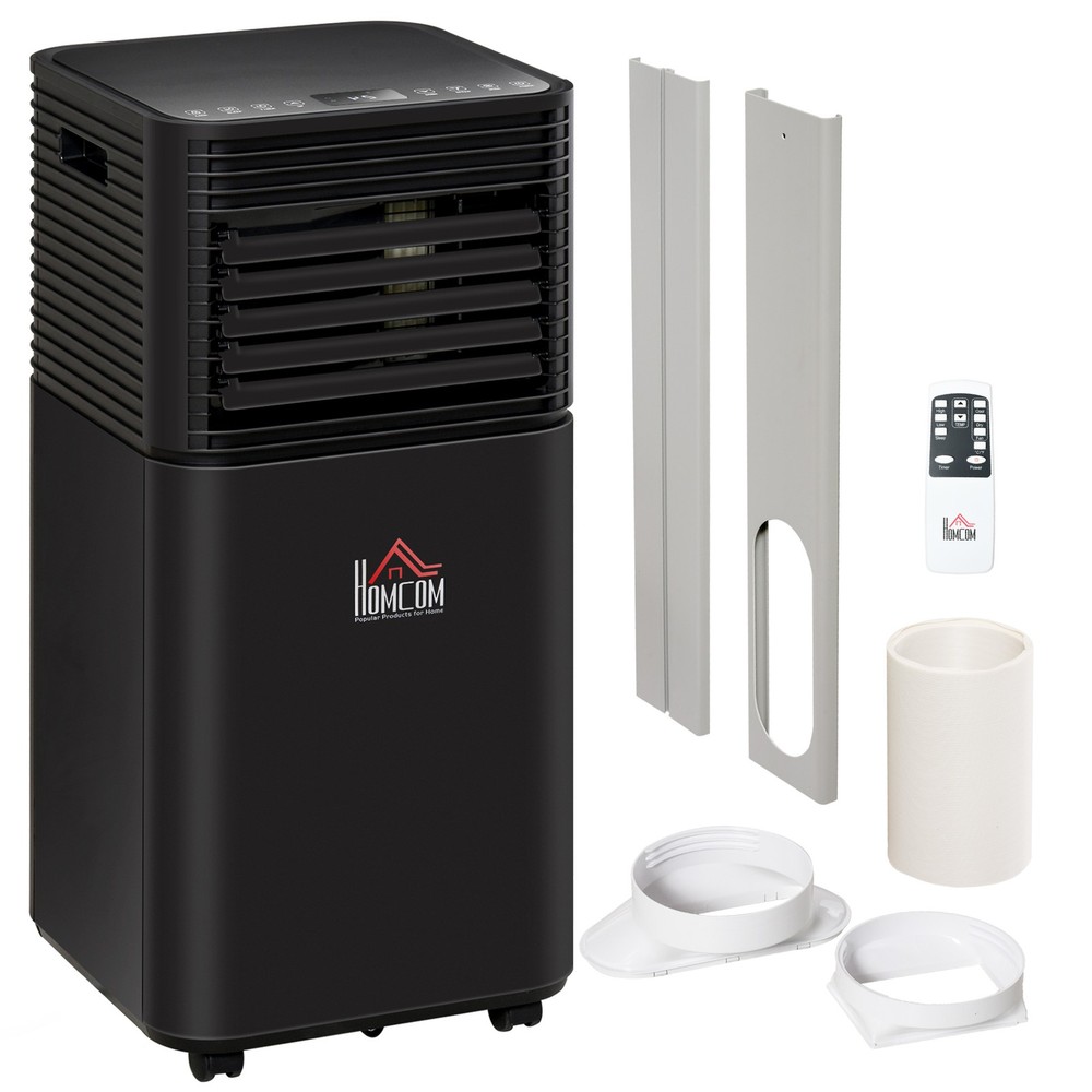 8000 BTU Portable Air Conditioner w/ 4 Modes for Home Office, Black