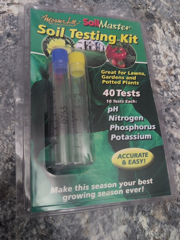Mosser Lee Soil Testing Kit W/40 Tests 10-TEST-EACH-ELEMENT Accurate Easy to Use