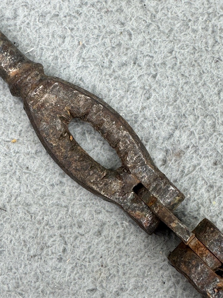 Vintage Cast Iron Handheld Reversible Hinged Nutcracker