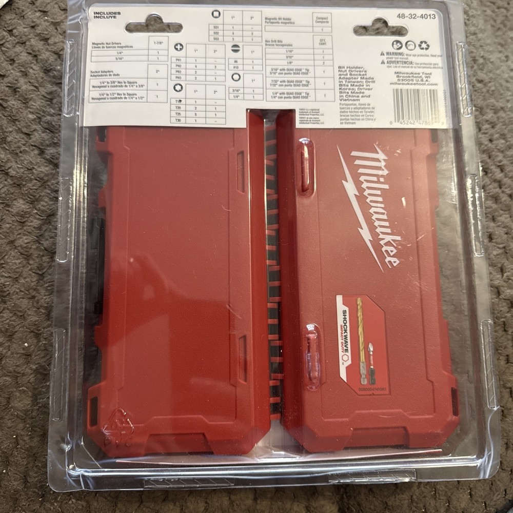 50-Pc. Shockwave Impact-Duty Drill & Driver Bit Set - 48-32-4013