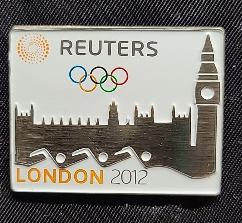 2012 LONDON REUTERS MEDIA OLYMPIC PIN