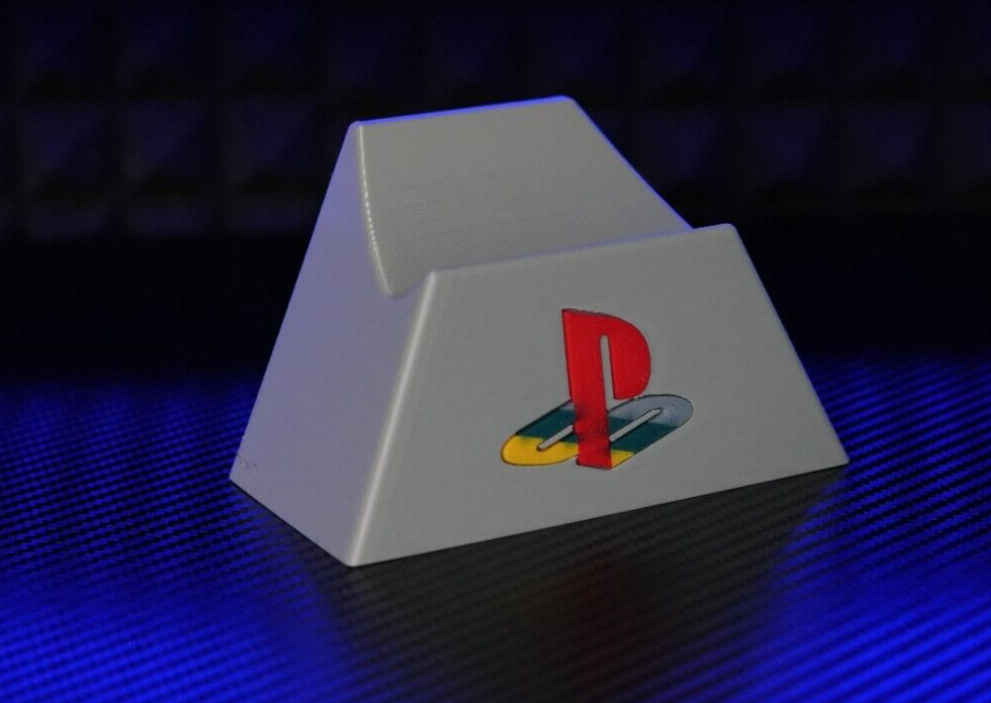 PlayStation 5 Controller STAND CLASSIC GRAY, CUSTOM 3D PRINT.