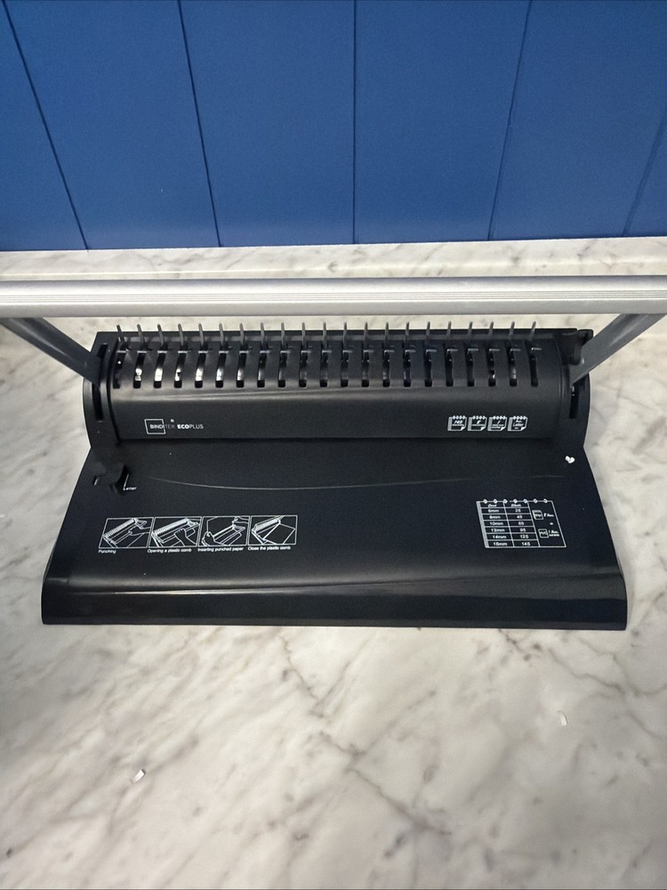 Binditek - ECOPLUS - Manual Comb Binding Machine - 19 Holes - 145 sheet binding