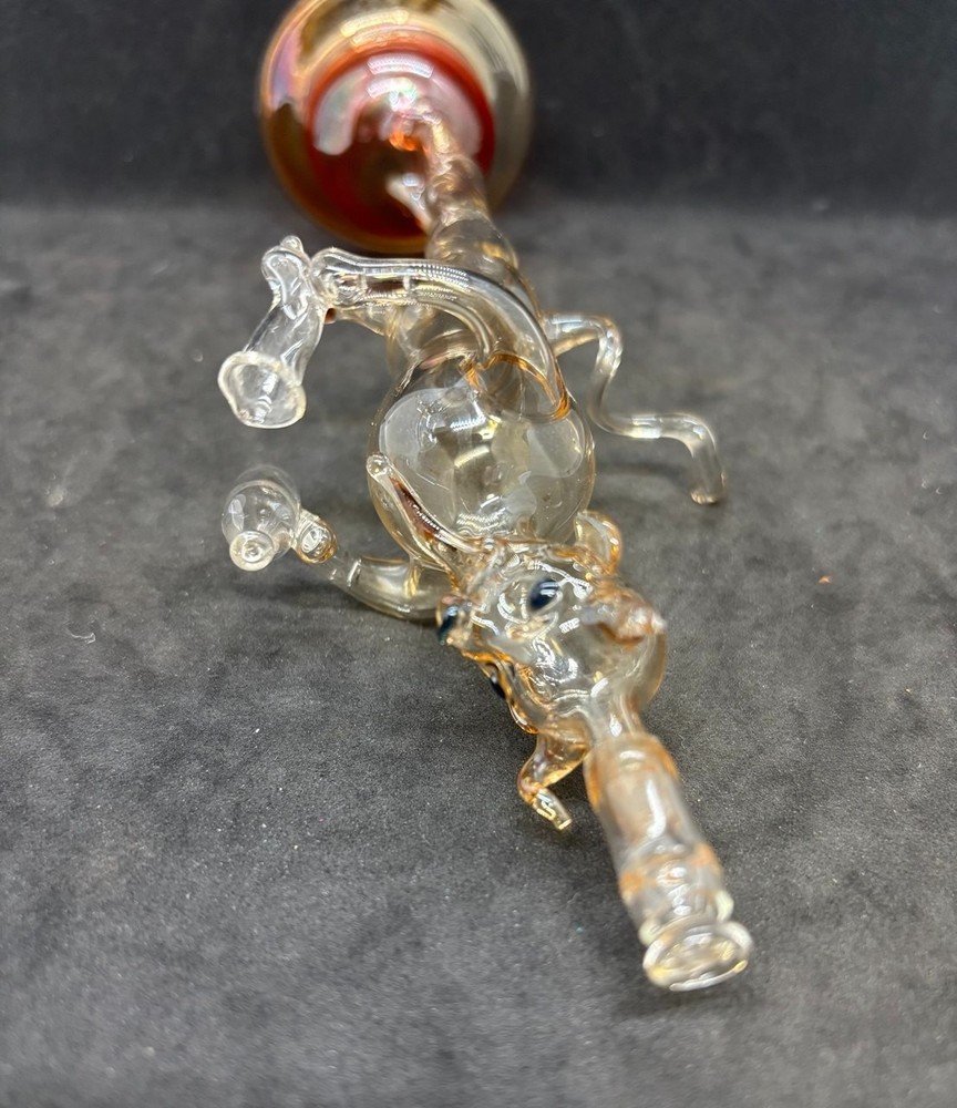 Antique glass devil