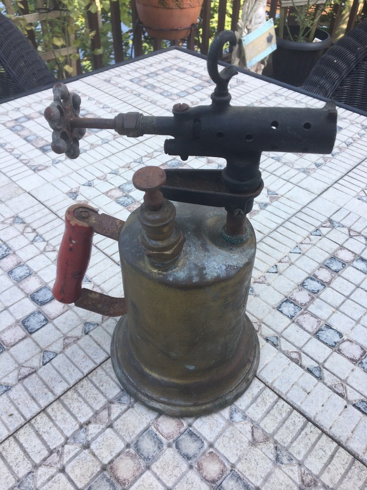 Vintage Clayton & Lambert 1921 Brass Blow Torch