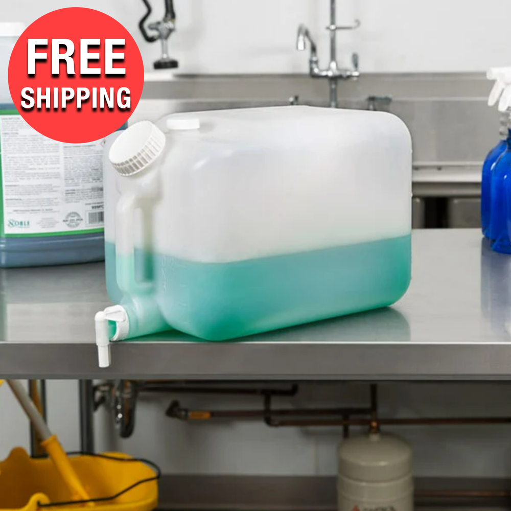 Commercial Grade Gallon Plastic Dispensing Container Kitchen Easy Pour Dispenser