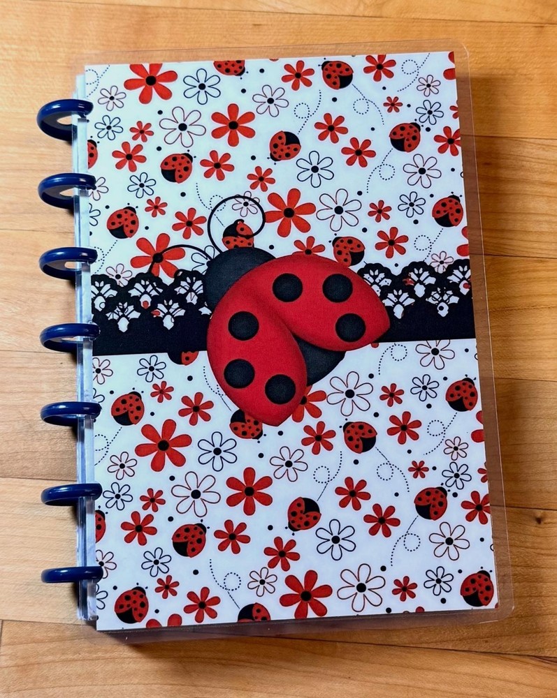 Ladybug Cover Set 4 use with MINI HAPPY Planner~