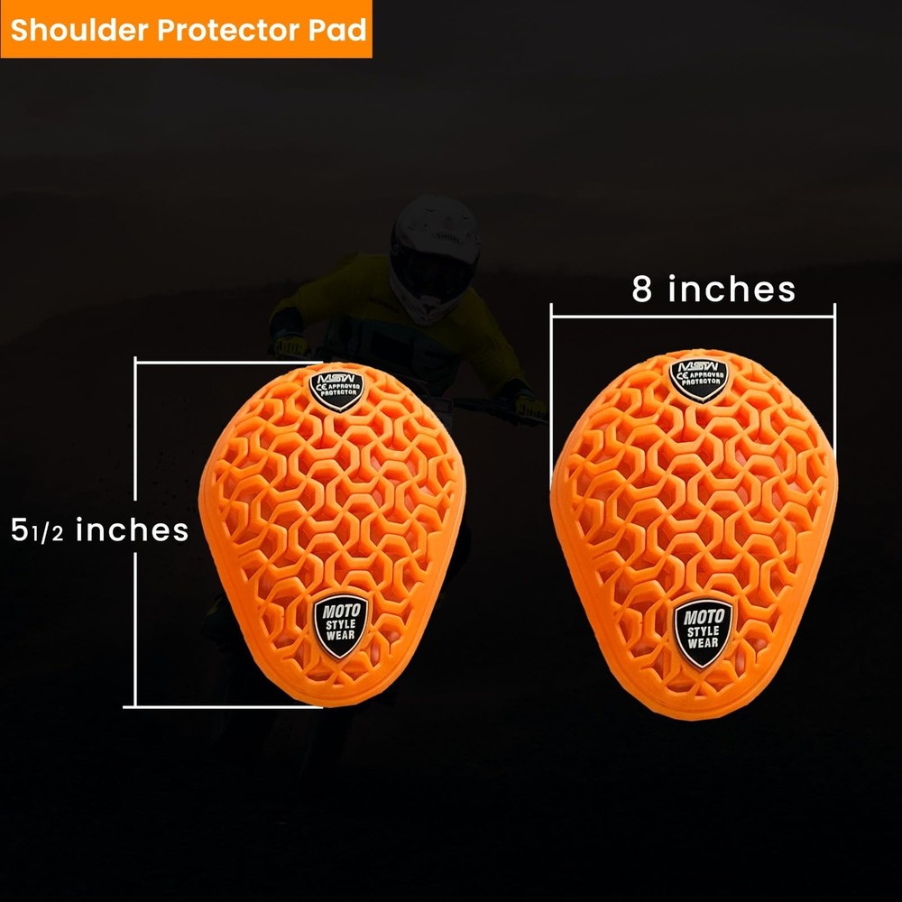 4PC CE Level 2 Elbow and Shoulder Certified Armor Pads Set, Level 2 Approved ...