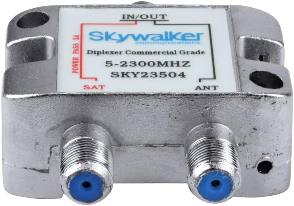 - Commercial Grade Coax Diplexer, 5-2300Mhz