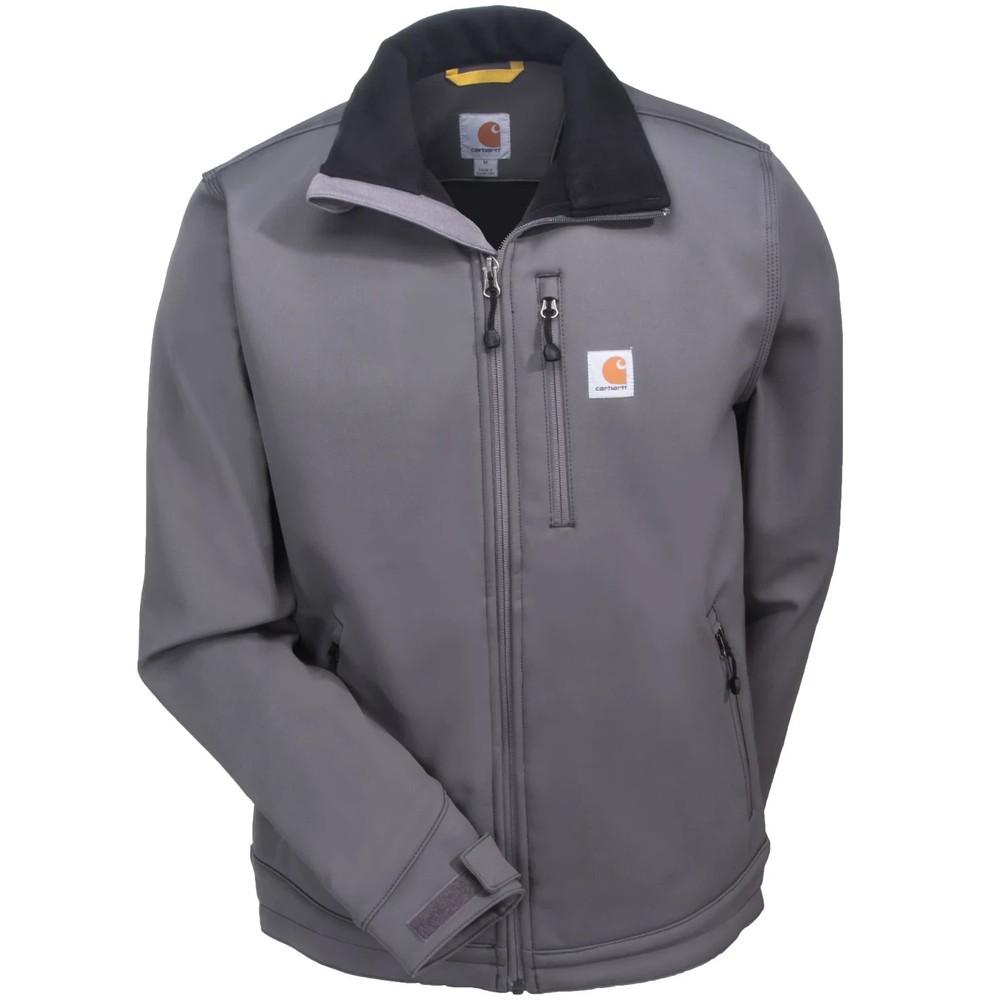 Carhartt Men’s Crowley Soft Shell Jacket – Charcoal, Size Small