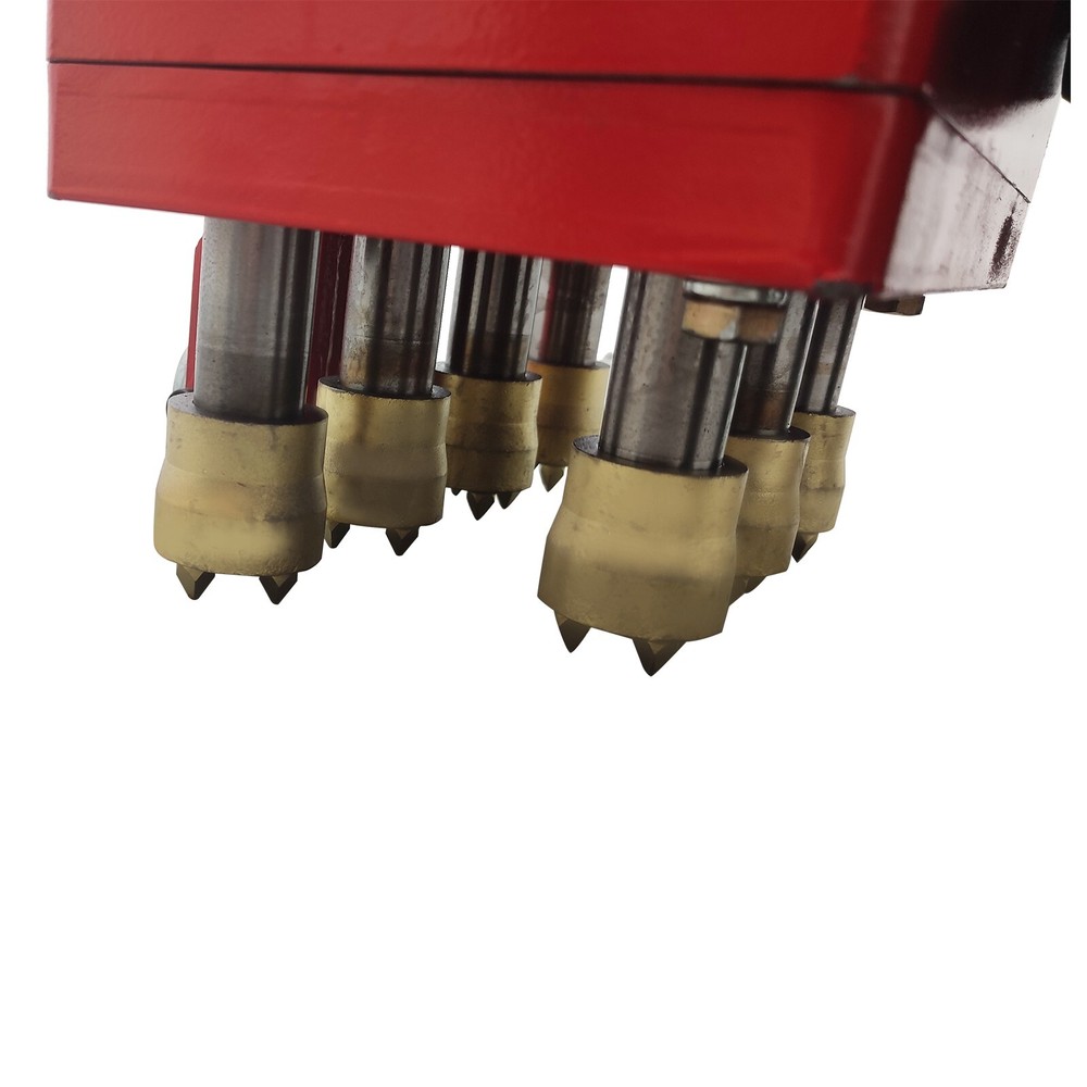 7 Head Hand-pushed Concrete Pavement Retreader Air Pressure Chisel Machine