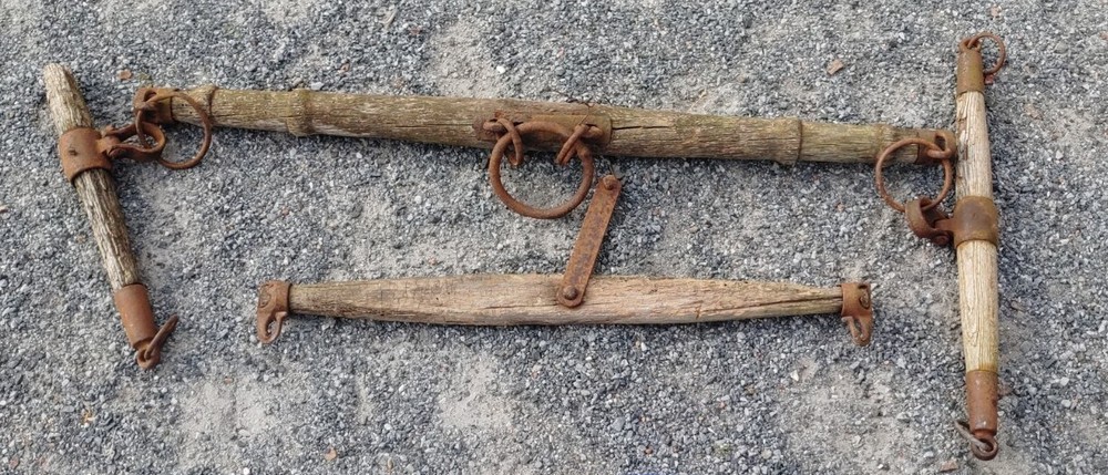 Antique Mule Horse Ox Whiffletree Rustic Primitive Decor