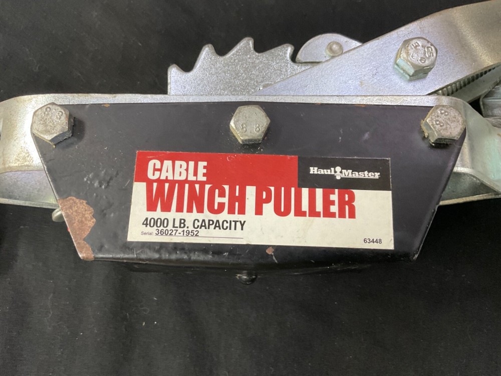 Haul Master 4000LBS Ratcheting Pull System Heavy Duty Come-Along Tool