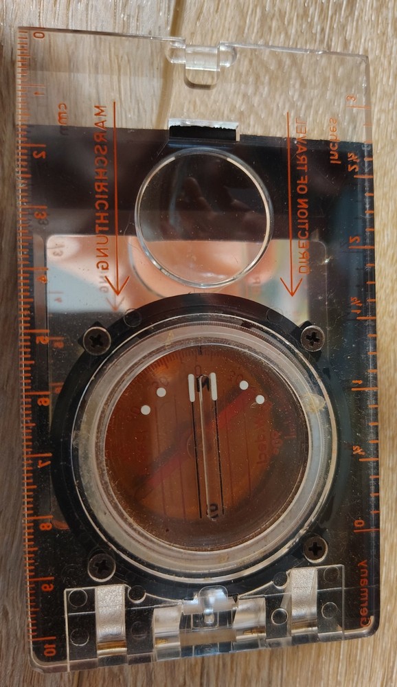 Made In Germany Mirror Sighting Compass