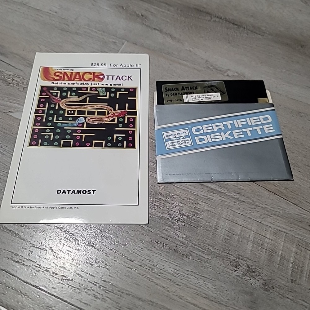 Snack Attack - Datamost - 1981 / Apple II
