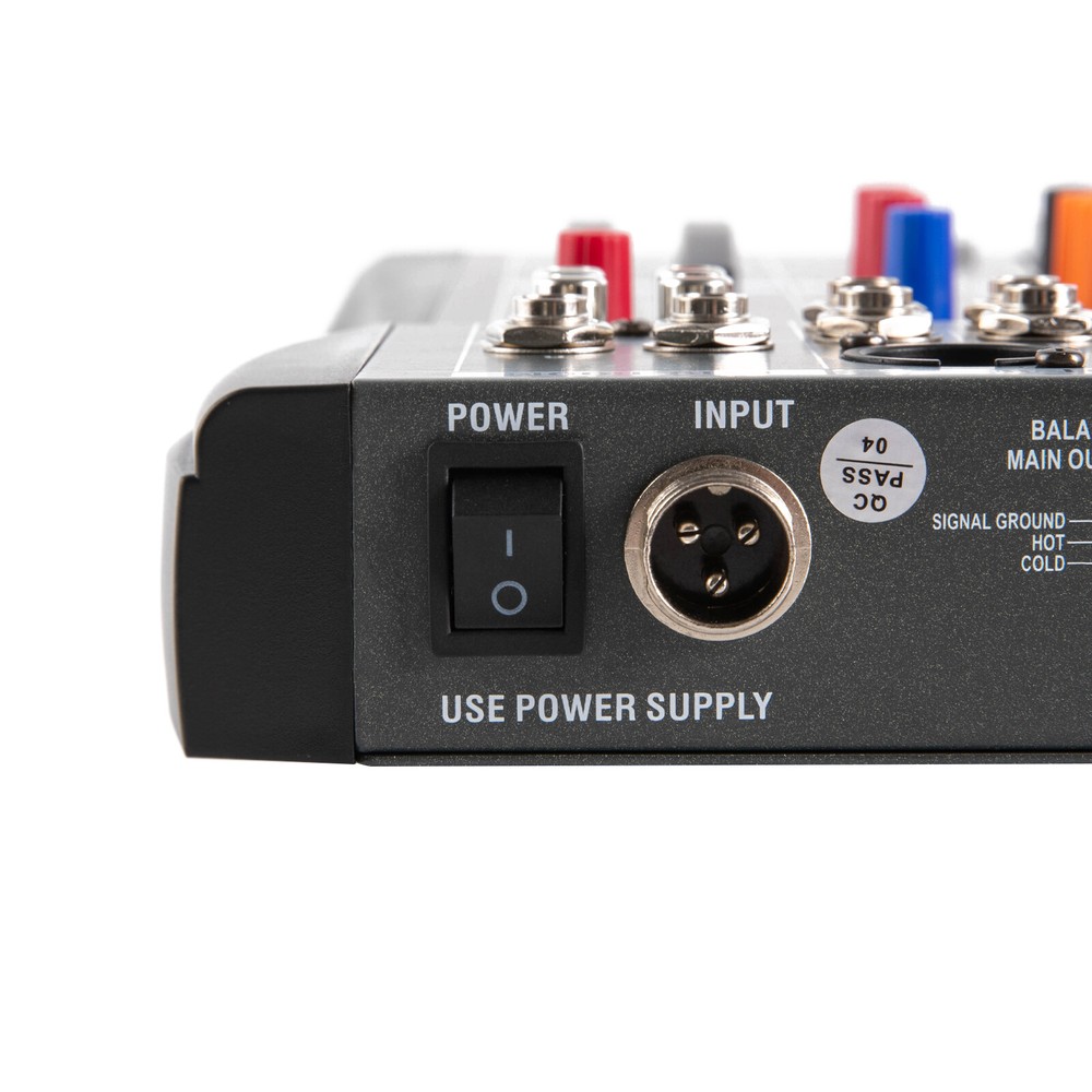 Professional Digital 6Channel Bluetooth Live Studio Audio Mixer Effects USB