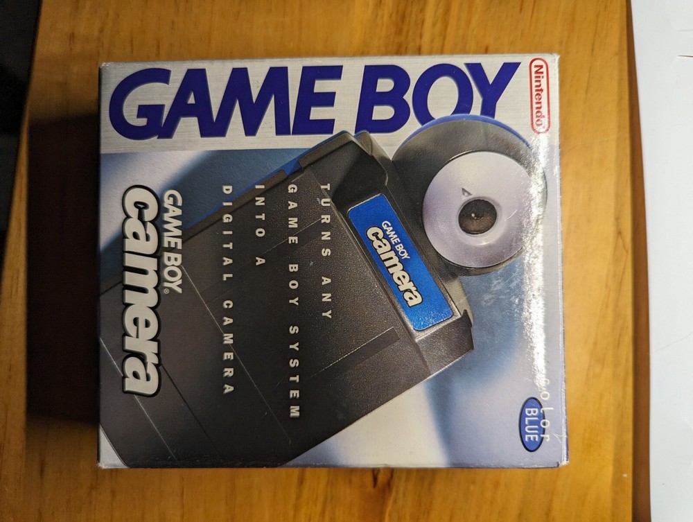 Blue Gameboy Camera Complete In Box (Open) Tested