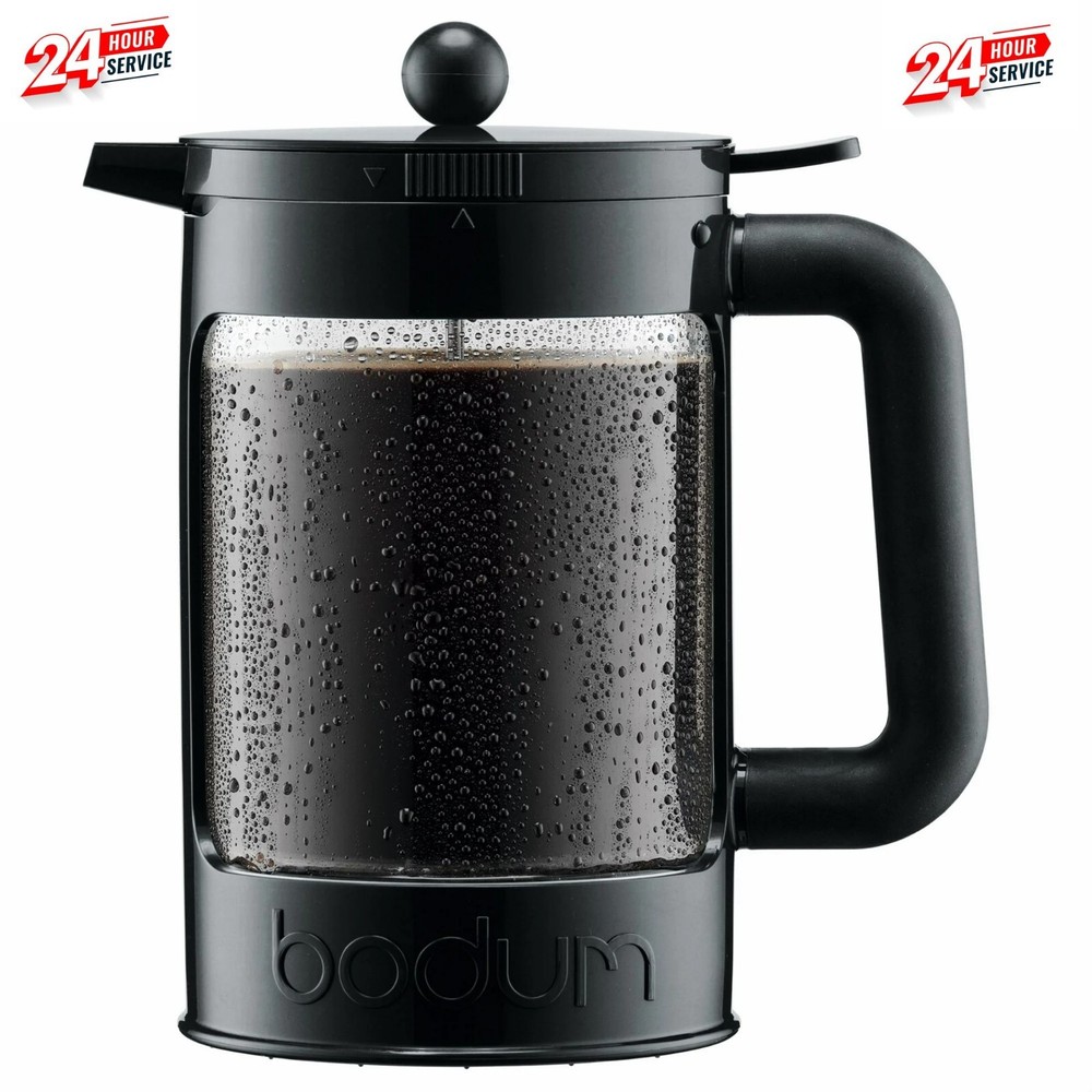 Bean Cold Brew Coffee Maker, 51 Ounce, Black