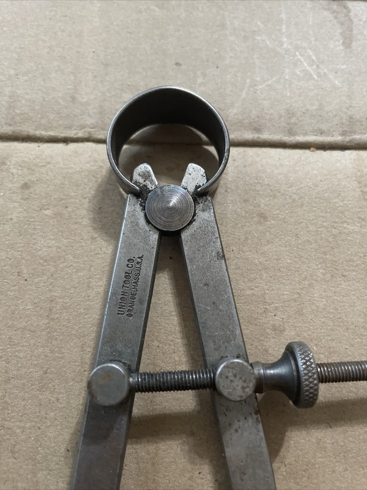 Vintage Union Tool Co. Yankee Spring Inside Spring Calipers Old Tool