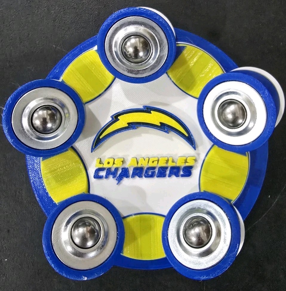 Bowling Ball Spinner - Custom - Chargers