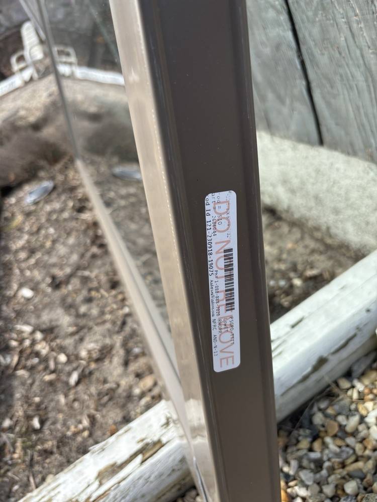 Andersen Glass Slider Door Panel