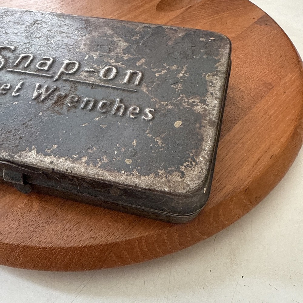 Vintage Snap-On Socket Wrenches EMPTY Metal Box Case