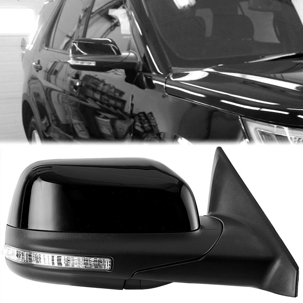 Side Mirror For FORD Explorer 16-19 w/ Power Heated Puddle Light Passenger Side