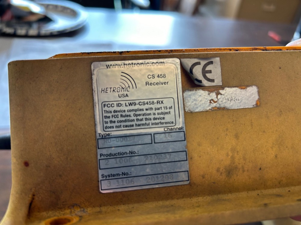 Hetronic CS 458 Receiver Type HO-00017