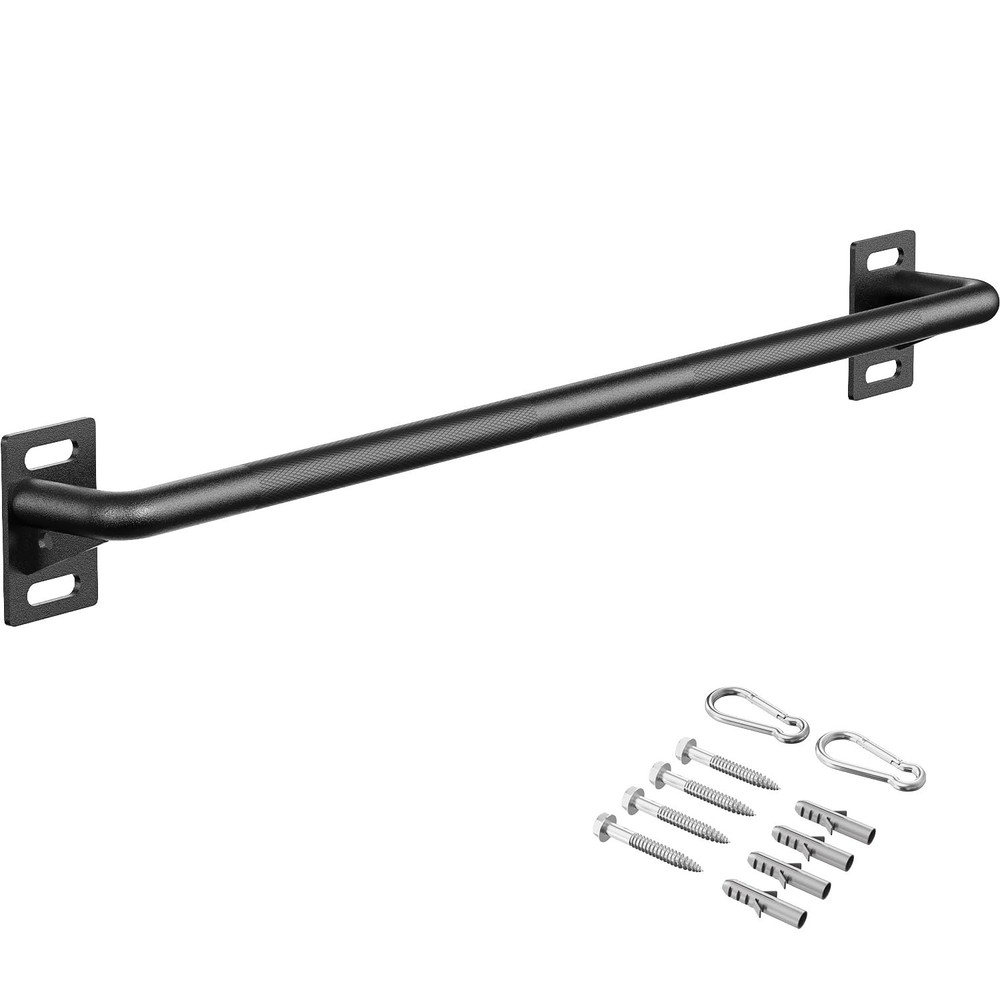 PAPABABE Wall Mounted Pull Up Bar, Chin Up Bar, Strength Training Pull-Up Bar...