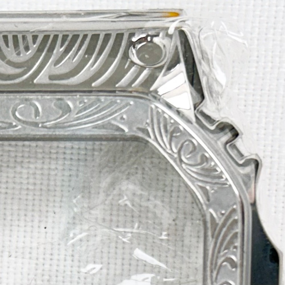 Bezel Mod Kit for Casio G-SHOCK - Silver Tone Venetian Patterned
