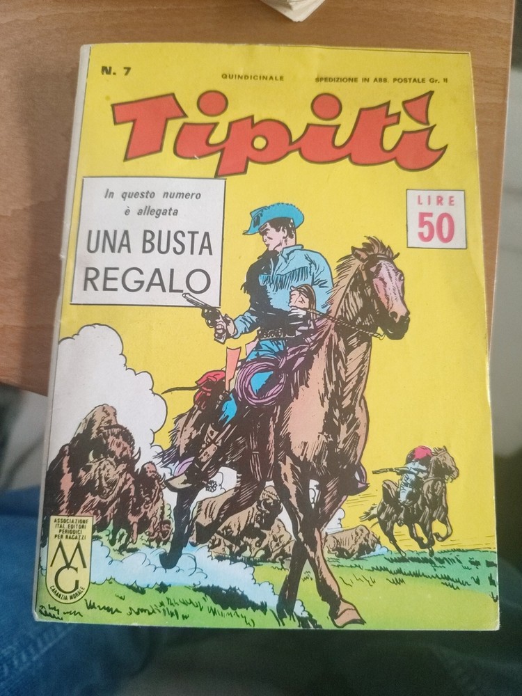 1962 Teepees N7 Comic With Figures
