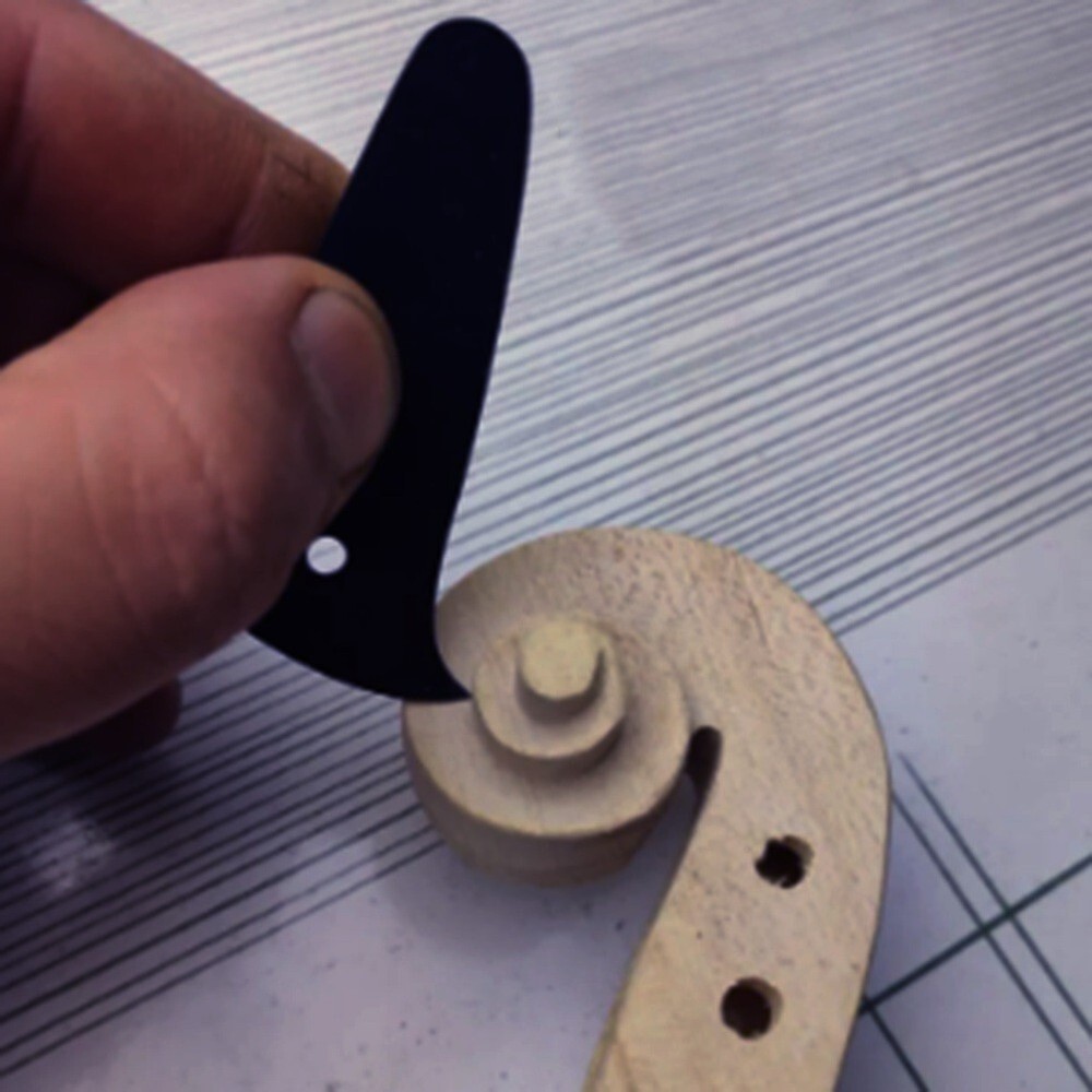 Violin Cello Making Luthier Tools 11PCS Function Scrapering Board-Cutter