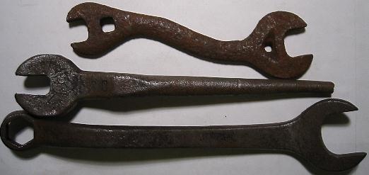3 1900’s Carriage  Bolt Wrenches