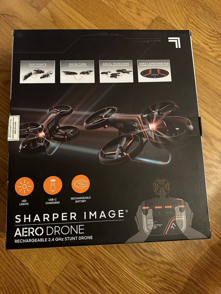 Sharper Image Rechargeable Aero Stunt Drone
