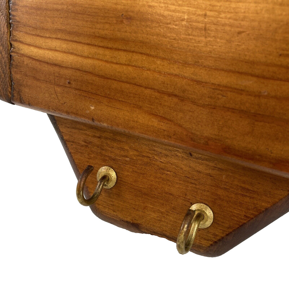 Wood 3 Tier Wall Mail Letter Organizer