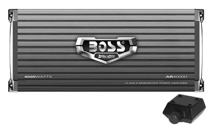 Boss Audio AR4000D Armor 4000W Monoblock Class D Car Amplifier + Remote (2 Pack)