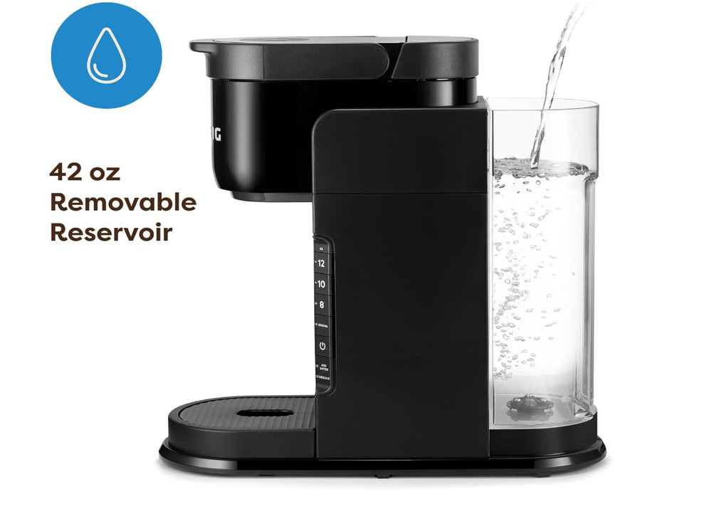 K-Express™ Single Serve Coffee Maker 3 Brew Sizes, Strong Button Feature, 42oz
