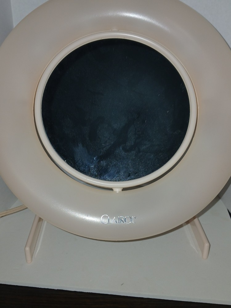 Pre-Owned Vintage Clairol 2-Sided Lighted Tabletop Vanity Makeup Mirror