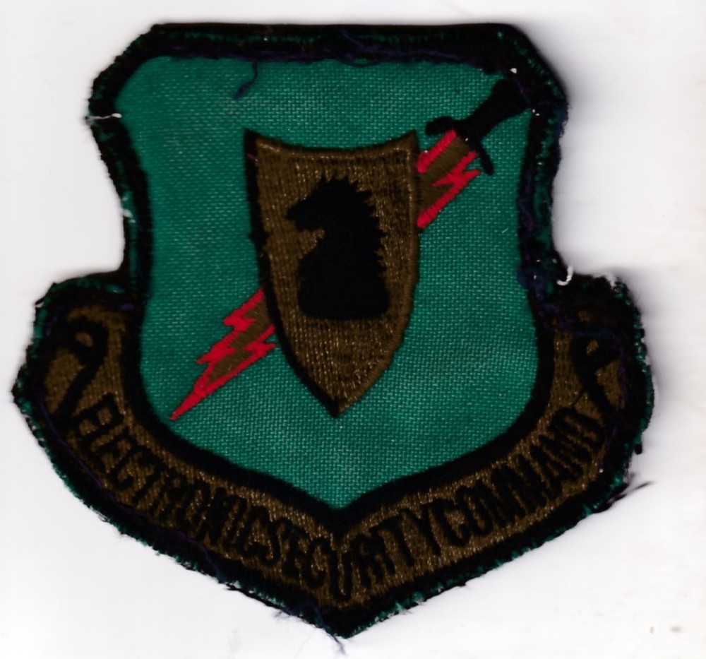 USAF AIR FORCE  Electronic Security Command ESC Kelly AFB Texas LOWVIZ patch