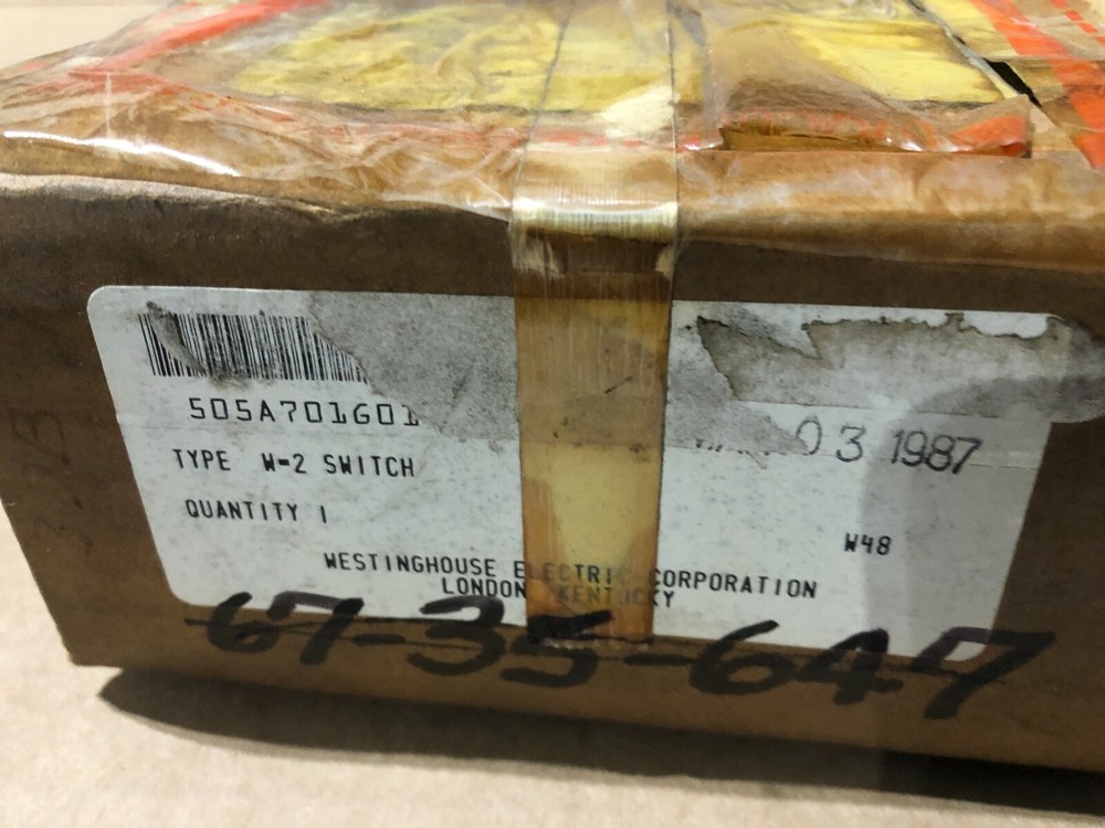 Westinghouse, Type W-2 Switch, 505A701601