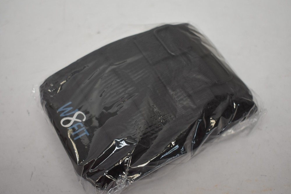 W8Fit Adjustable Ankle Leg Weights Black Small/Medium Size 4lbs Pack Therapy