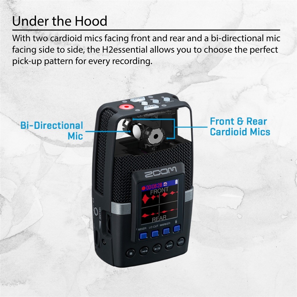 Zoom H2essential Handy Recorder Bundle