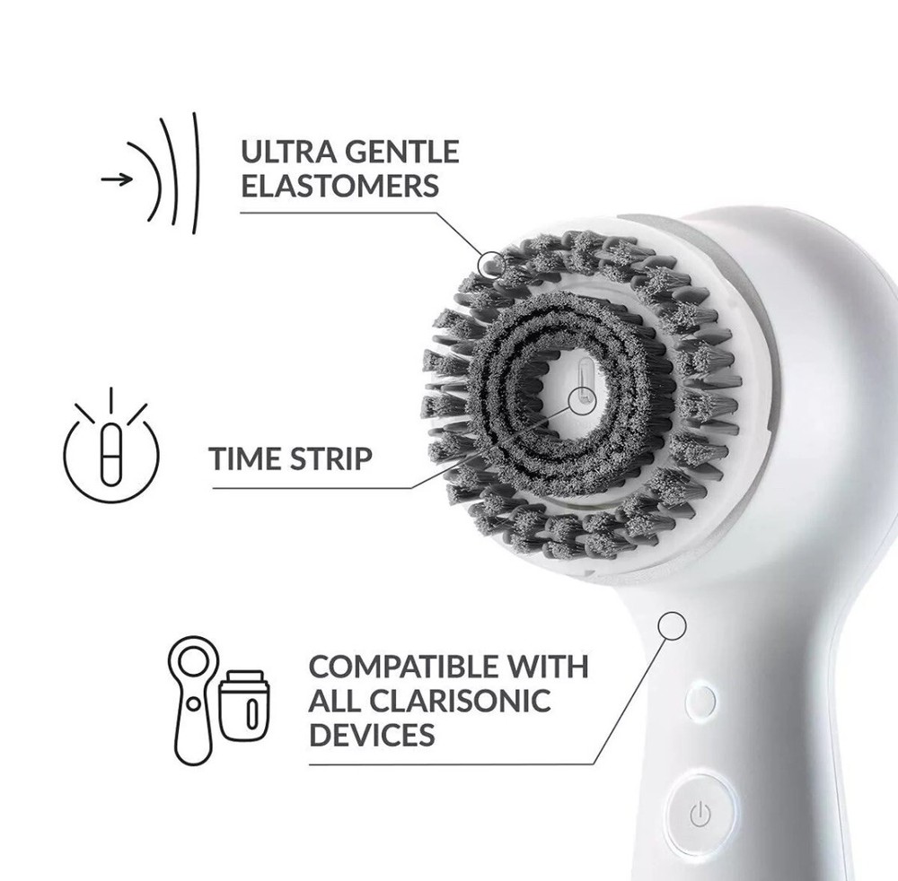 Clarisonic Charcoal Brush Head Replacement – Authentic Cleansing Refill New