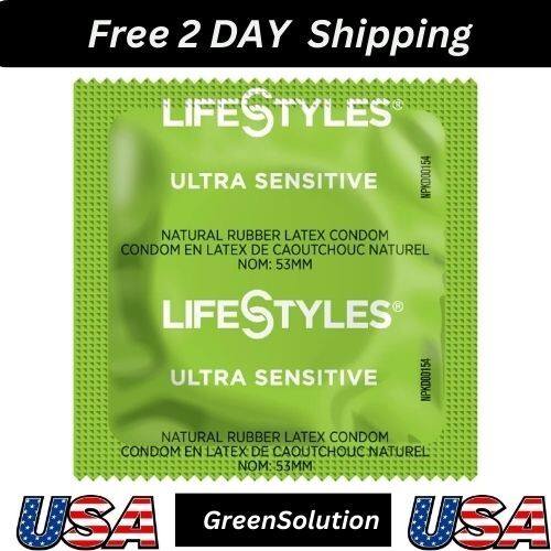 LifeStyles Ultra Sensitive Condoms Bulk 50 per Pack
