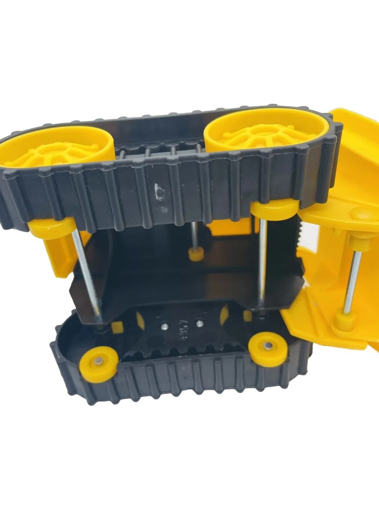 Cat Plastic Tractor Yellow Black Construction Vehicle Bulldozer