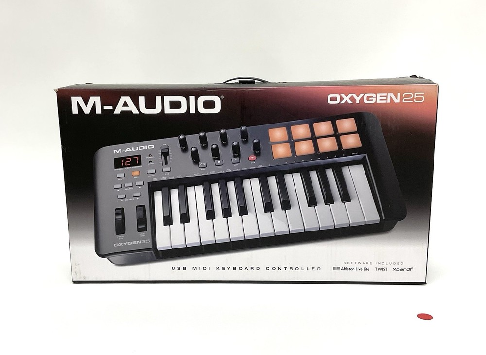 M Audio Oxygen 25 USB MIDI Keyboard Controller