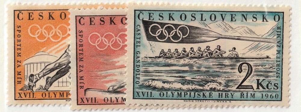 Czechoslovakia        967 - 969          MNH OG